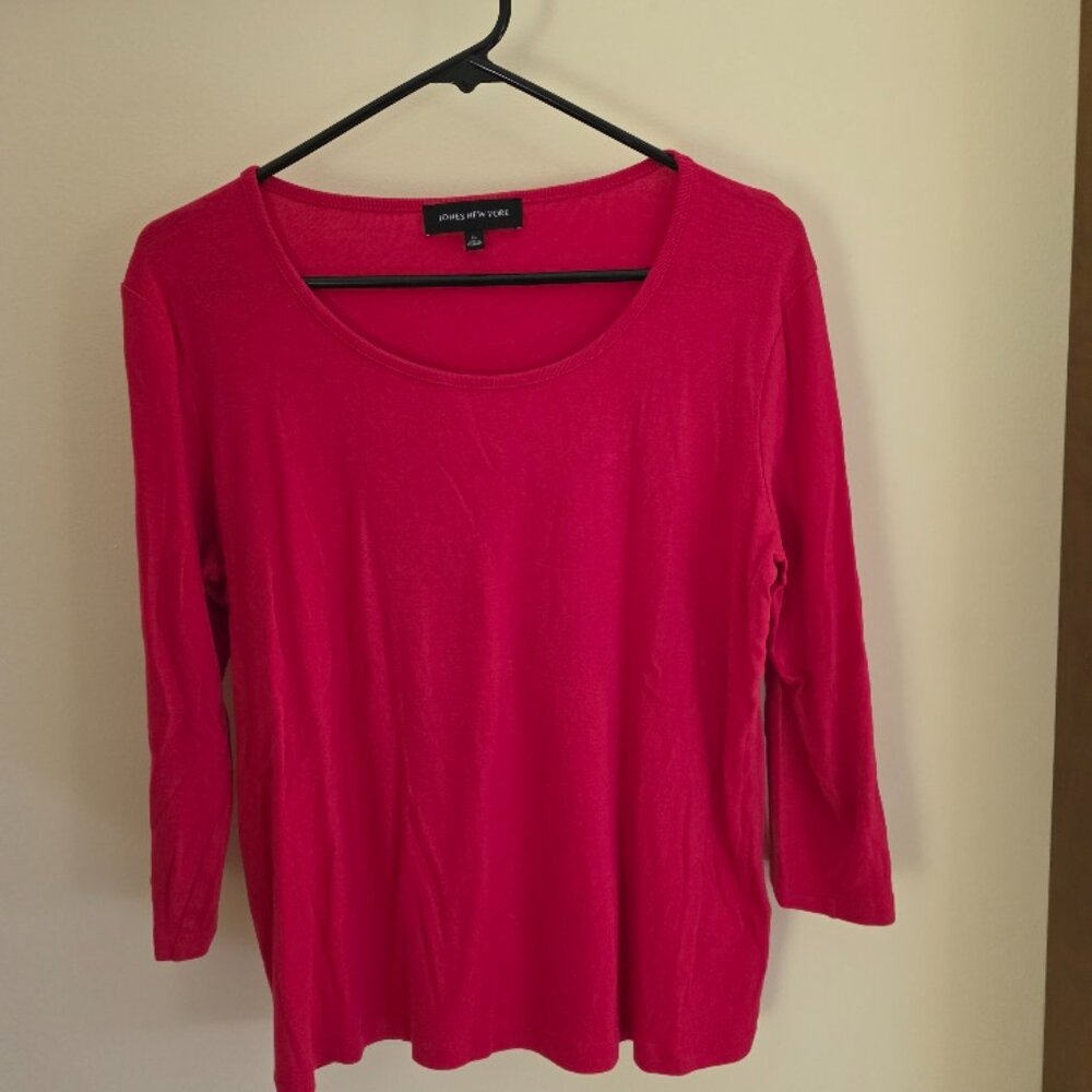 Jones New York XL Red Jersey Tee